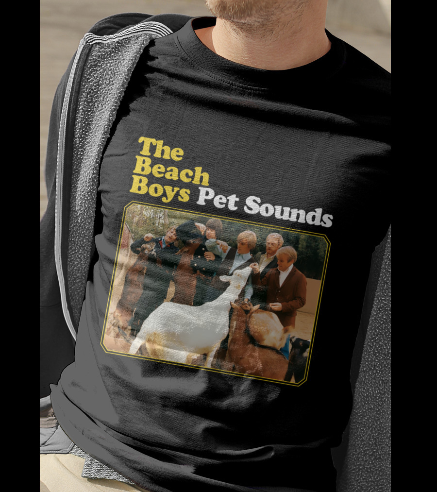 The Beach Boys Pet Sounds Album Cover Goat Farm Scene T-Shirt