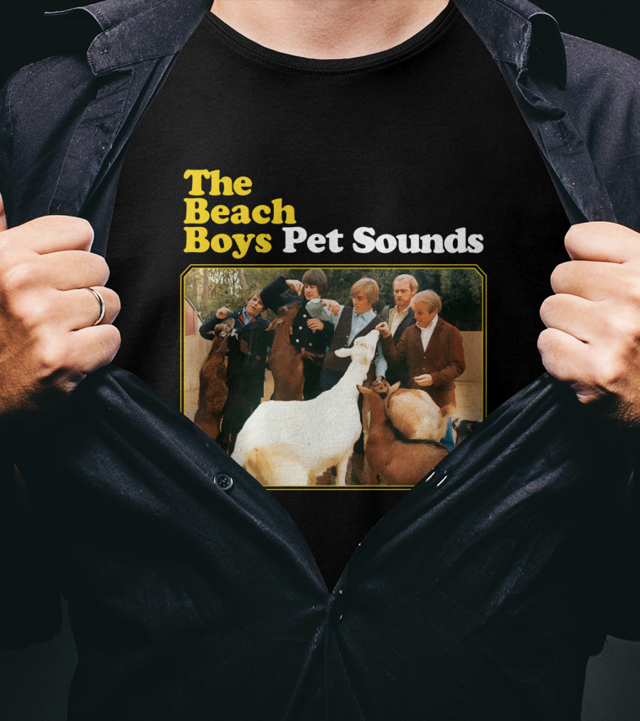 The Beach Boys Pet Sounds Album Cover Goat Farm Scene T-Shirt