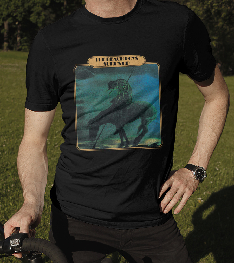 The Beach Boys Surf's Up Vintage Album Cover Art Rider On Horseback T-Shirt