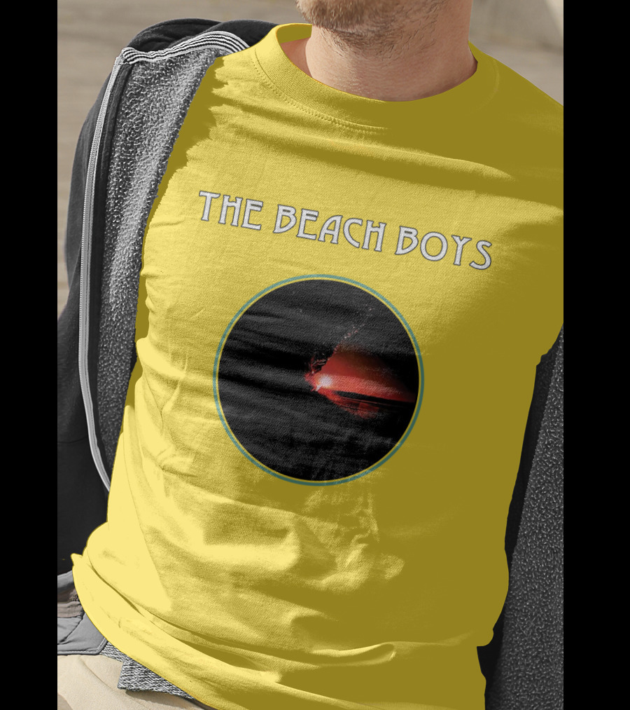 The Beach Boys Surfing Sunset Circle T-Shirt