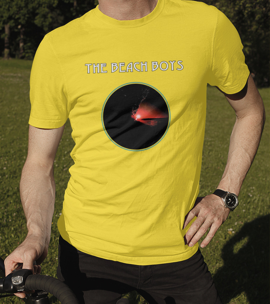 The Beach Boys Surfing Sunset Circle T-Shirt