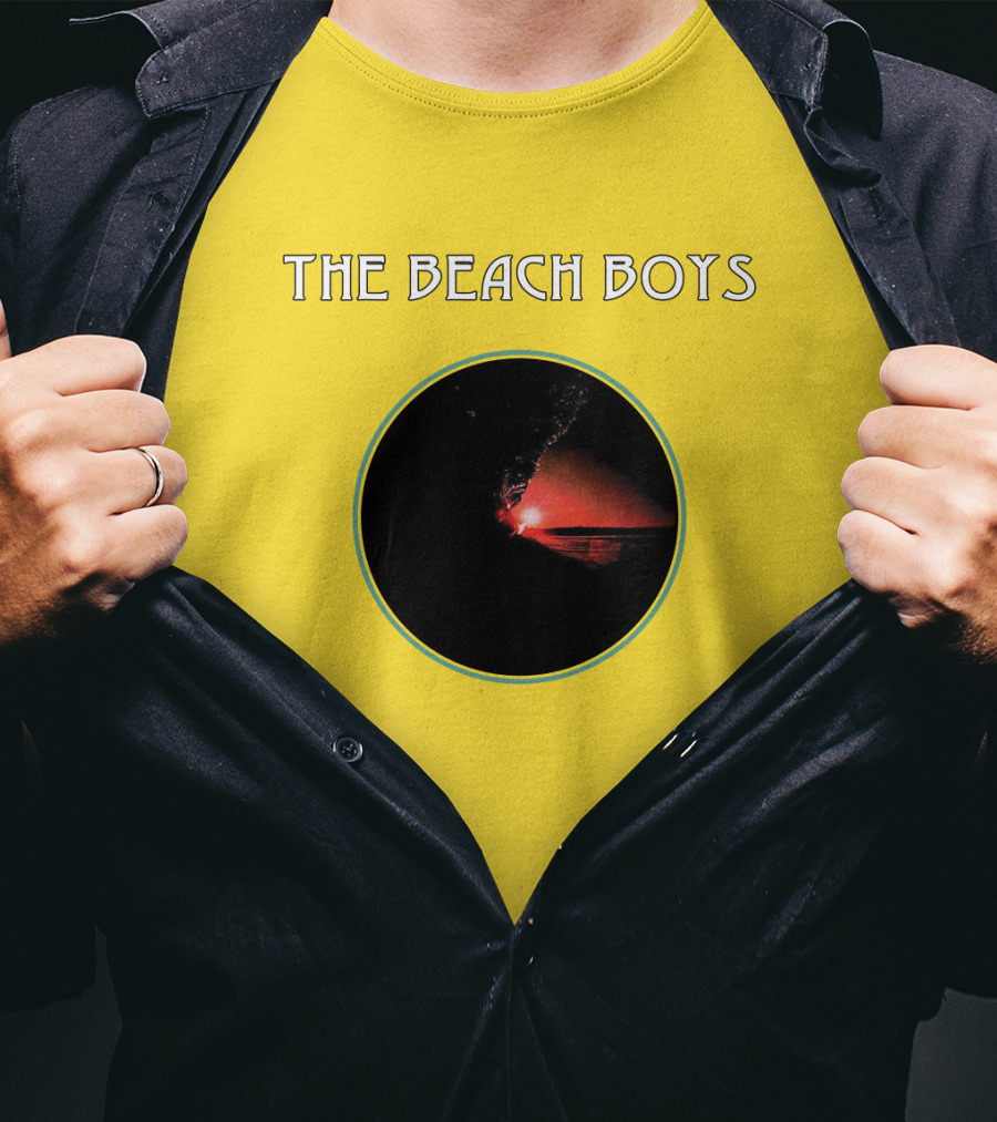 The Beach Boys Surfing Sunset Circle T-Shirt