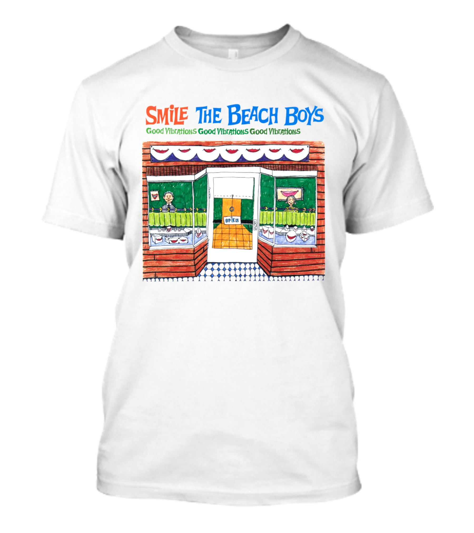 Smile The Beach Boys Good Vibrations T-Shirt