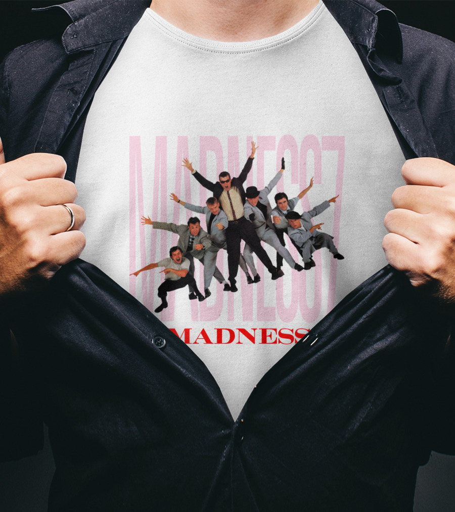 Madness 7 Band Group Pose T-Shirt