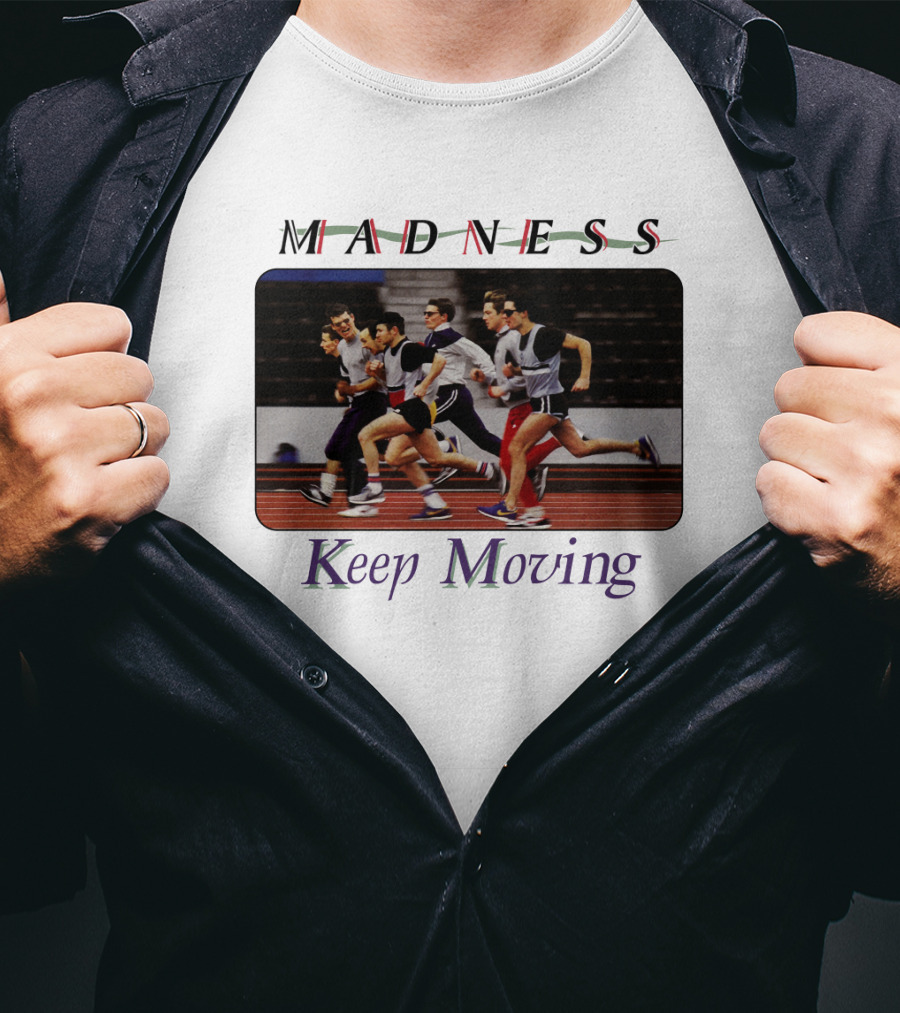 Madness Keep Moving Running Team 1983 Album Cover T-Shirt