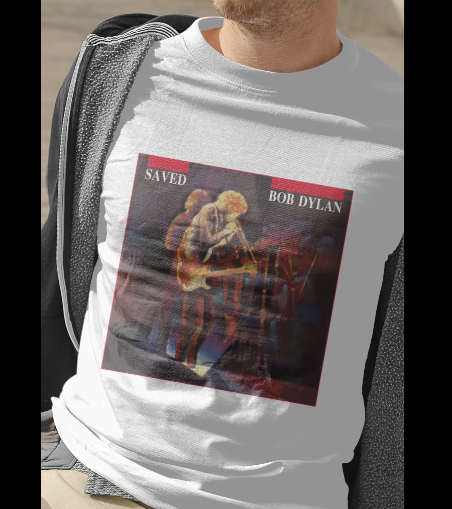 Bob Dylan Saved Live Performance Artwork T-Shirt