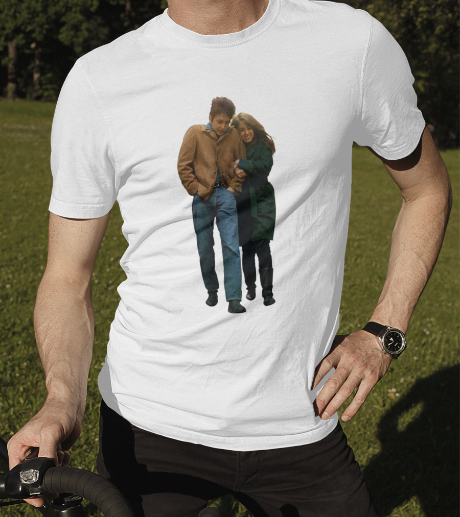 Bd Freewheelin' Couple Stroll 1960S Vintage Style T-Shirt
