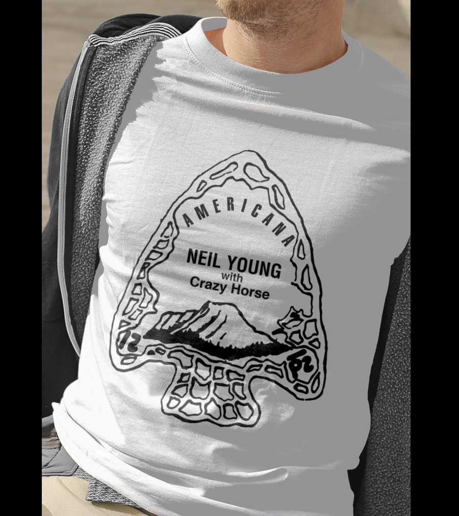 Americana Neil Young With Crazy Horse Arrowhead T-Shirt