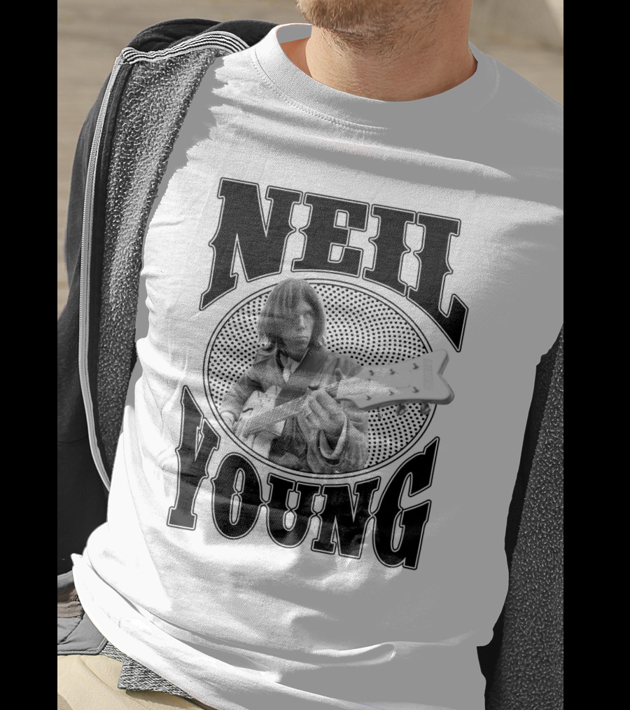 Neil Young Music Icon Vintage Style T-Shirt