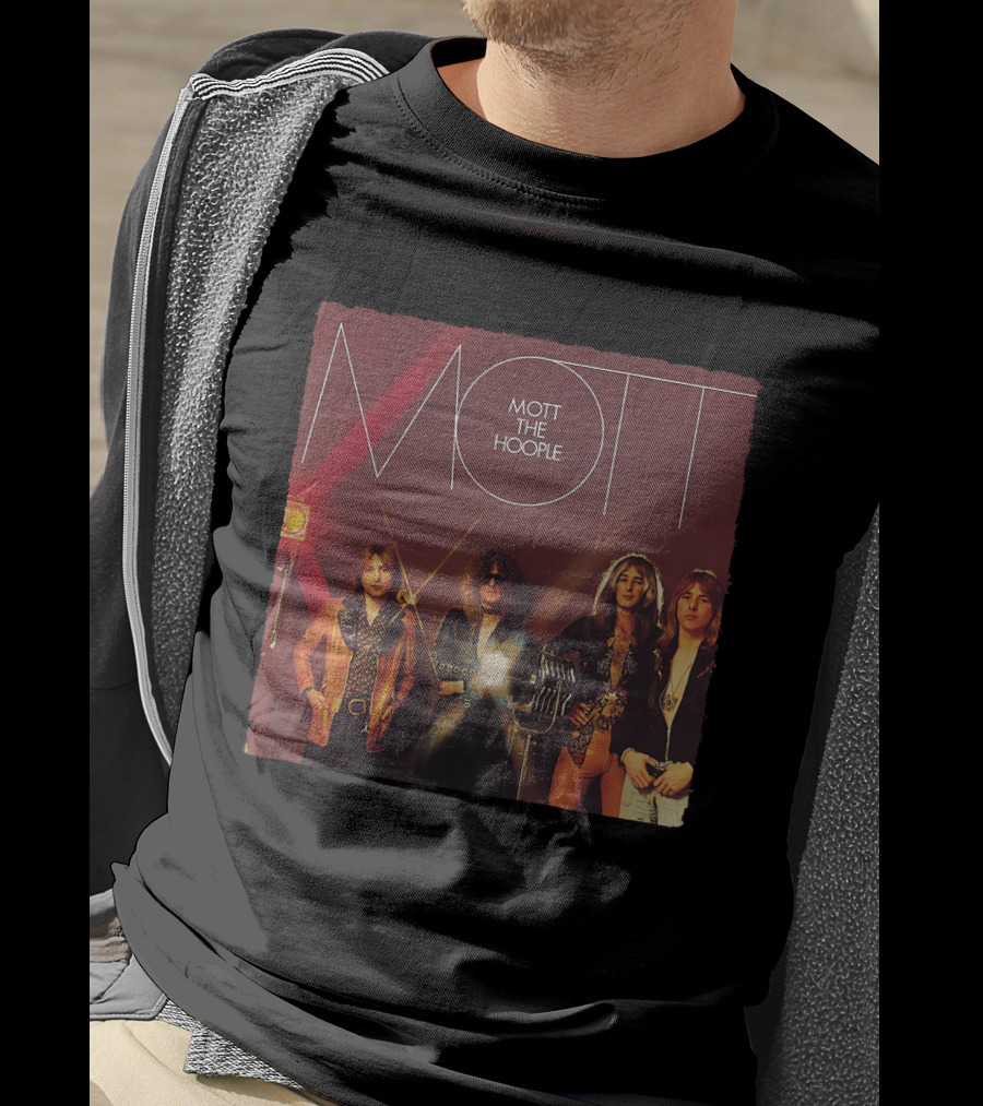 Mott The Hoople Band Album Cover Image From Mth T-Shirt