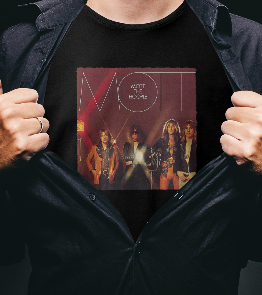 Mott The Hoople Band Album Cover Image From Mth T-Shirt