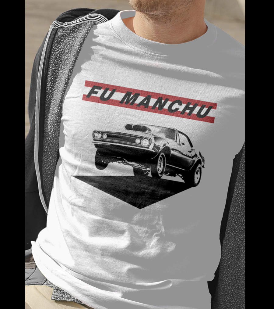 Fu Manchu Muscle Car Racing Classic T-Shirt