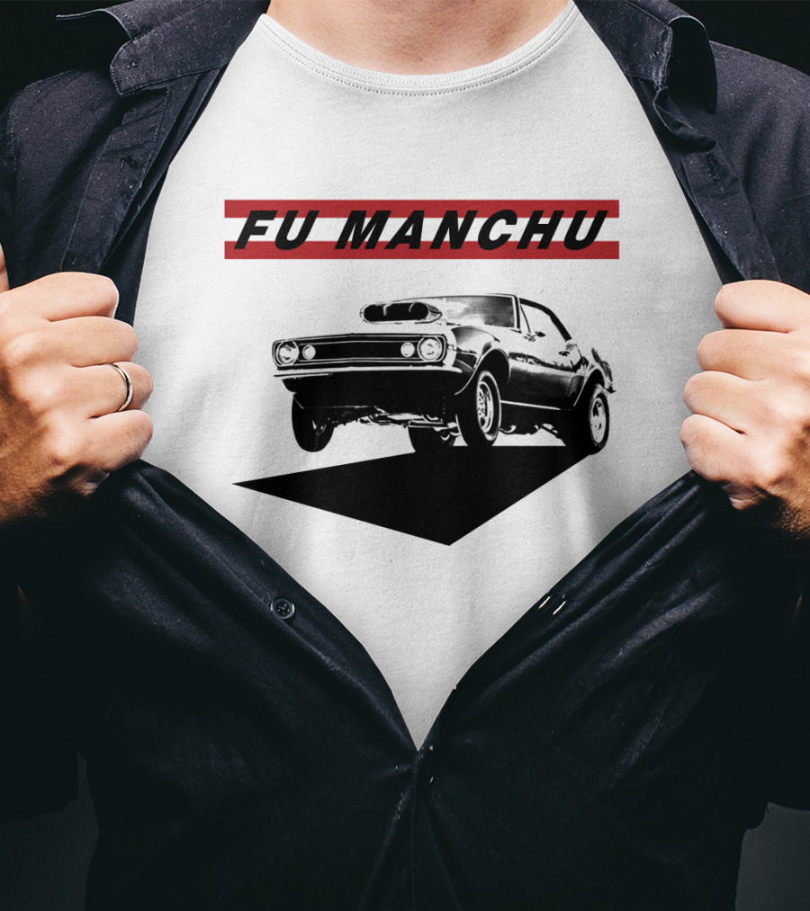 Fu Manchu Muscle Car Racing Classic T-Shirt