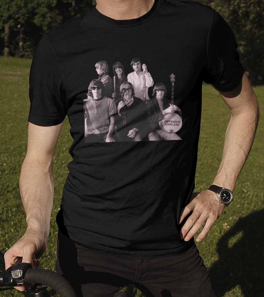 Jefferson Airplane Vintage Band Photo T-Shirt