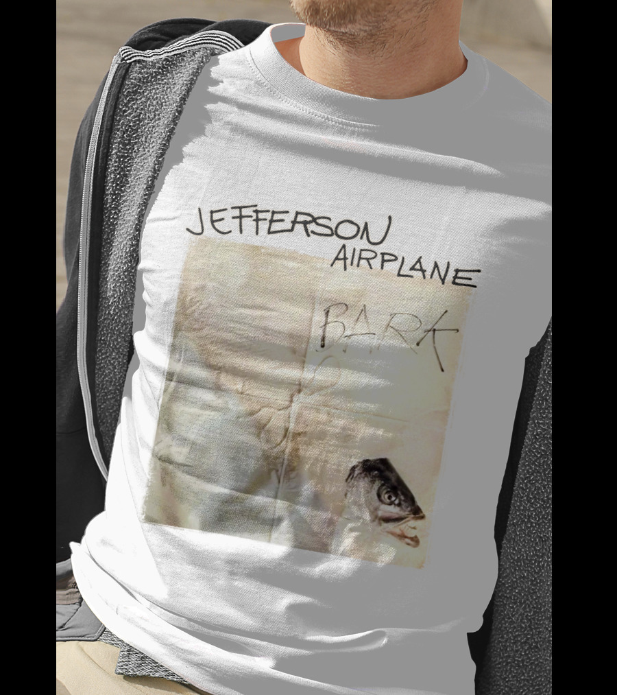 Jefferson Airplane Bark Fish Cover T-Shirt