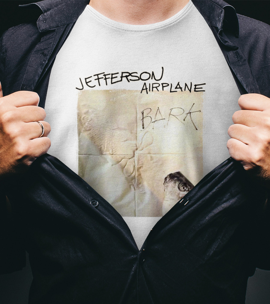 Jefferson Airplane Bark Fish Cover T-Shirt