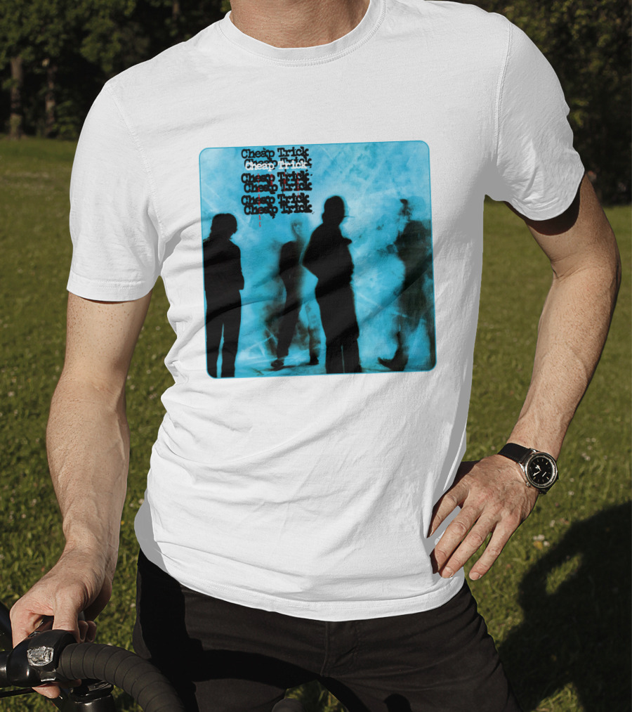 Cheap Trick Silhouettes Blue T-Shirt