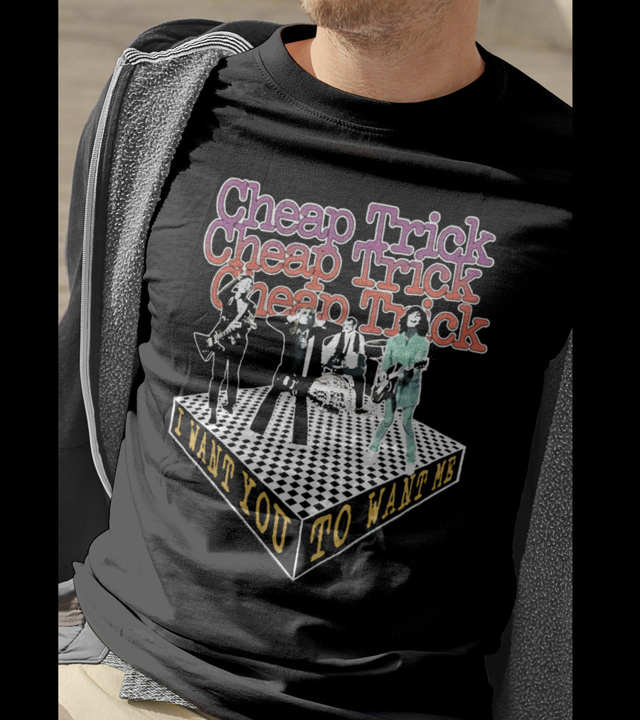 Cheap Trick I Want You To Want Me Retro Band Art T-Shirt