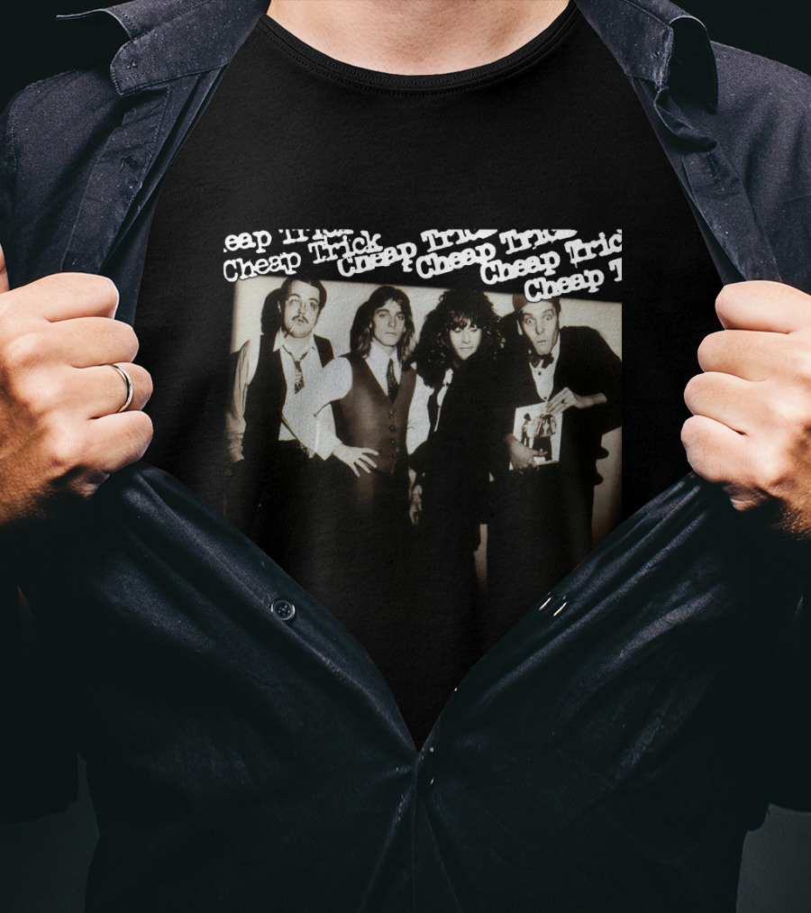 Cheap Trick Album Cover Vintage Rock Band Photo T-Shirt