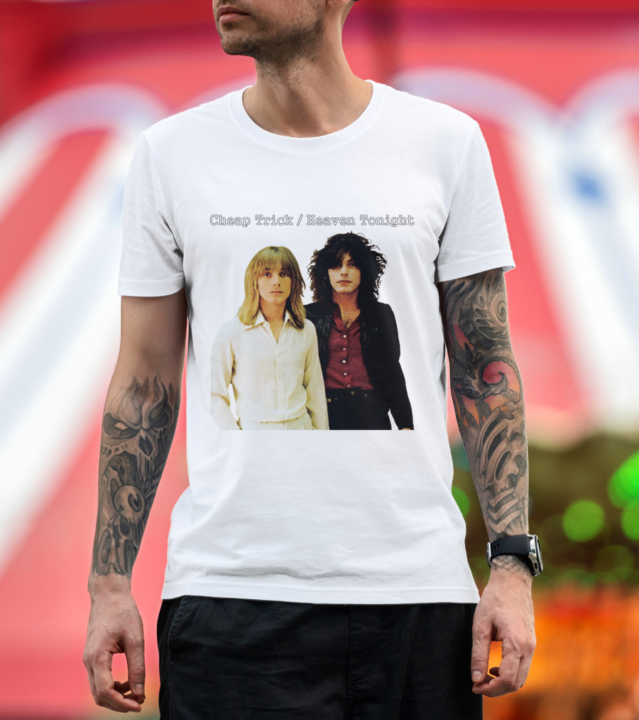 Cheap Trick Heaven Tonight Album Cover 1978 T-Shirt