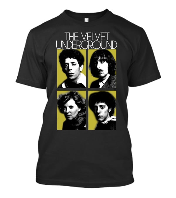 The Velvet Underground Portraits In Yellow Squares T-Shirt