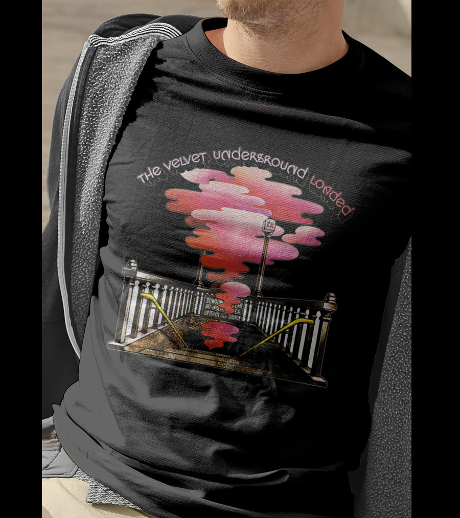 The Velvet Underground Loaded Subway Smoke Artwork T-Shirt