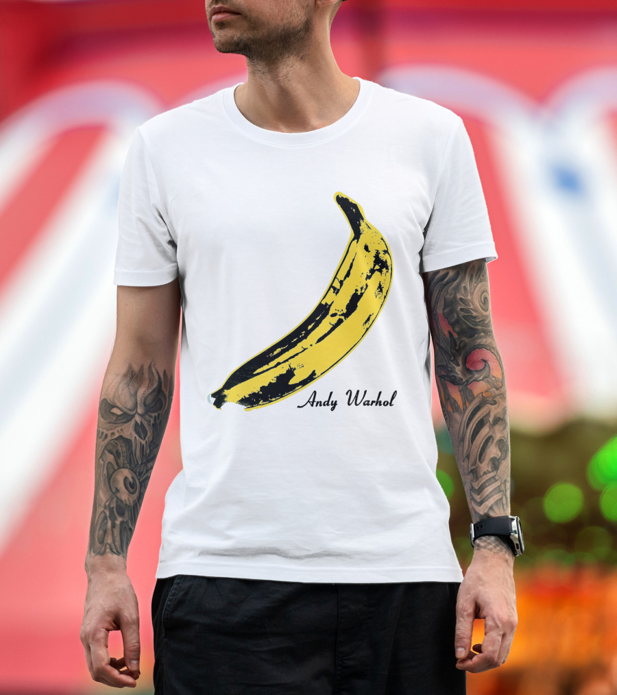Andy Warhol Banana Art Tvu T-Shirt