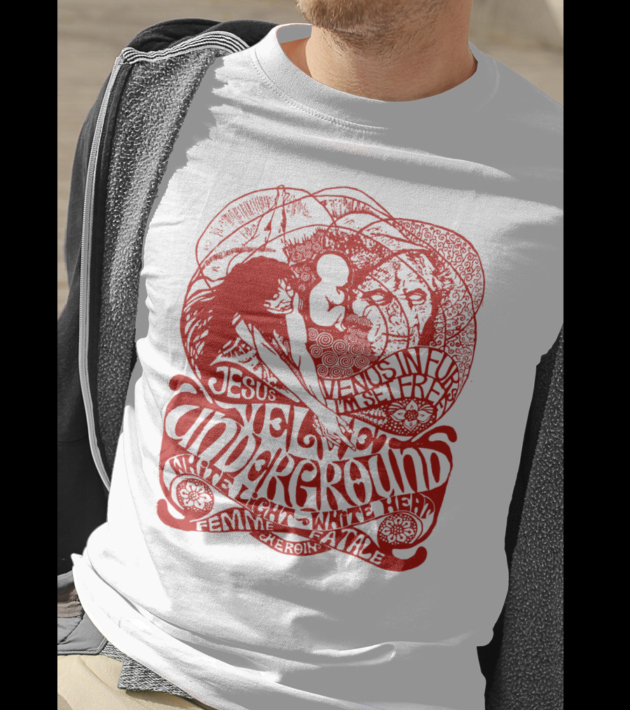 Velvet Underground White Light White Heat Femme Fatale Jesus T-Shirt