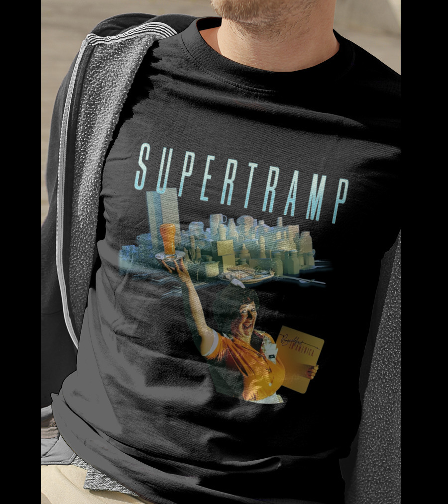 Supertramp Breakfast In America Waitress Album Cover T-Shirt