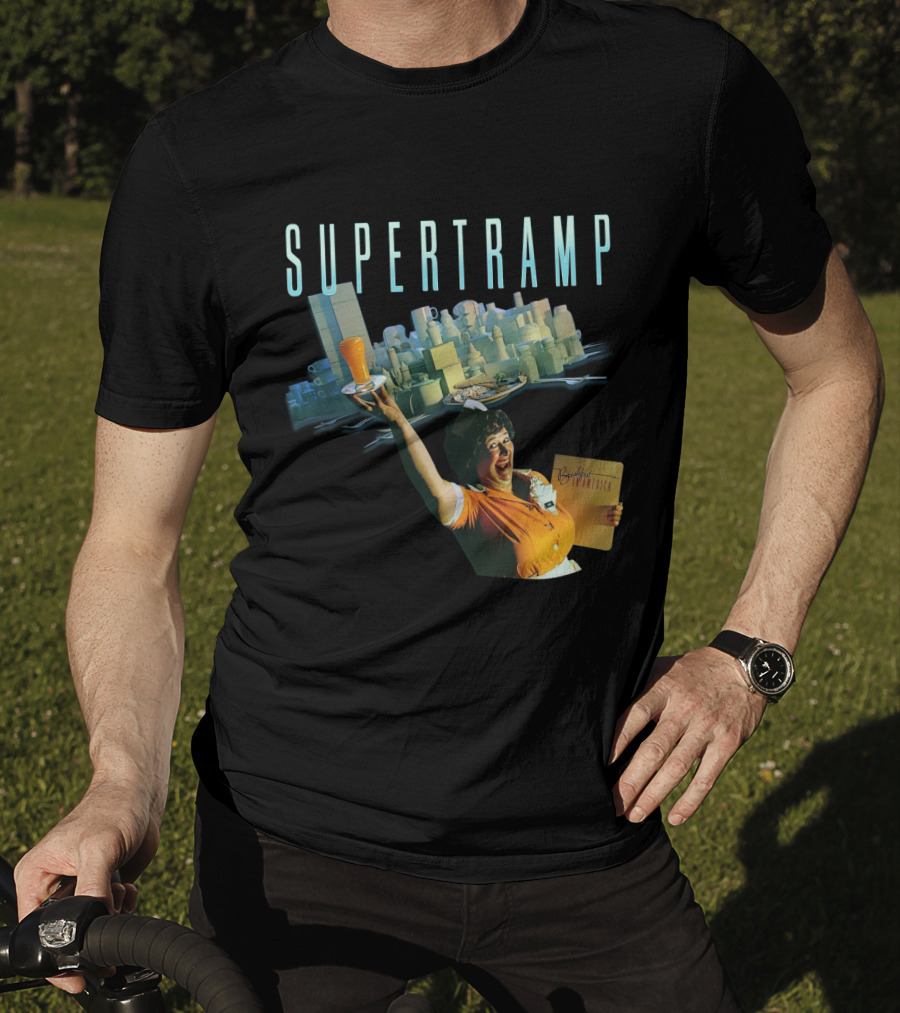 Supertramp Breakfast In America Waitress Album Cover T-Shirt