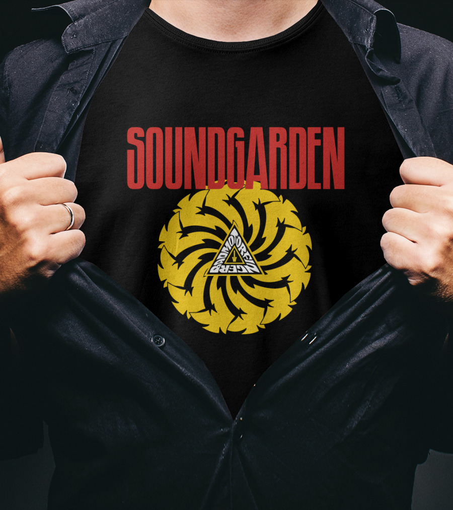 Soundgarden Yellow Spiral T-Shirt