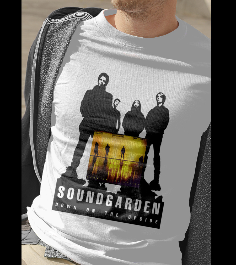 Soundgarden Down On The Upside Album Silhouette Artwork T-Shirt
