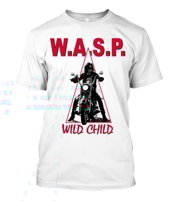 W.a.s.p. Wild Child Motorcycle Rider T-Shirt