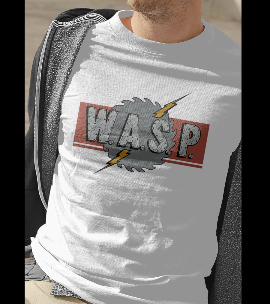 W.A.S.P. Lightning Saw Blade T-Shirt