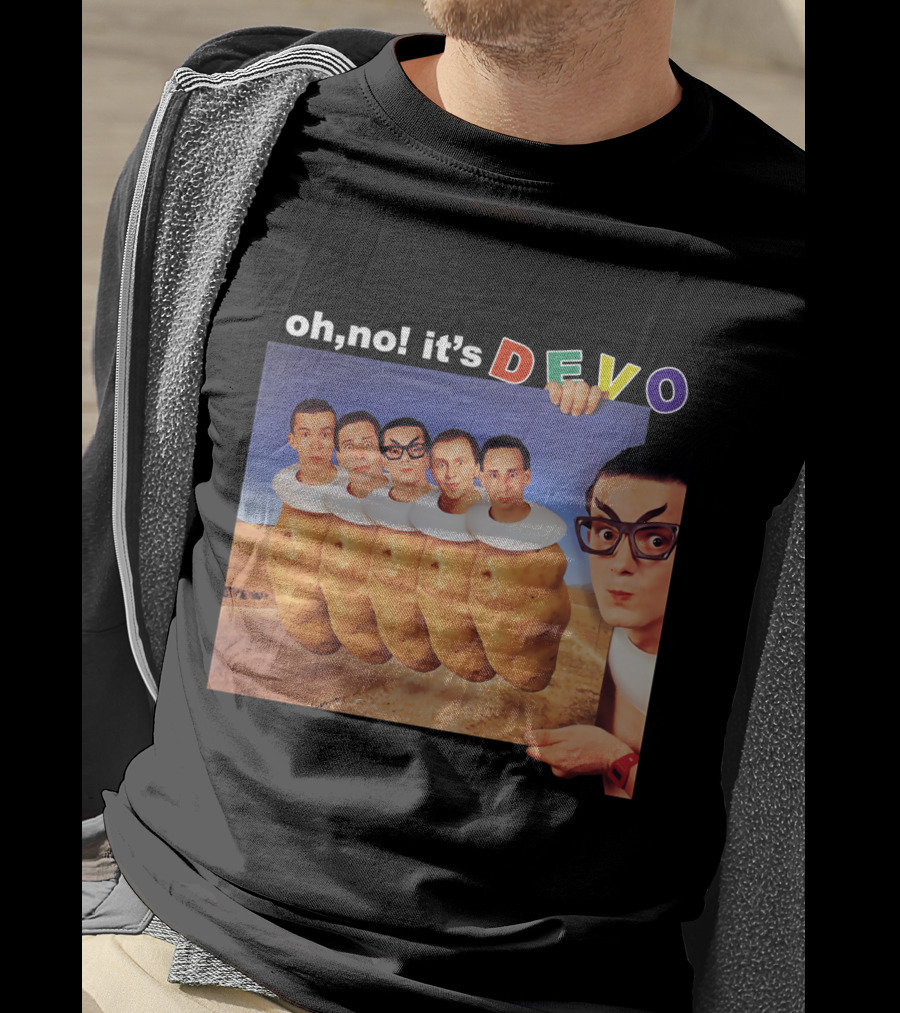 Oh No It's Devo Band Potato Heads T-Shirt