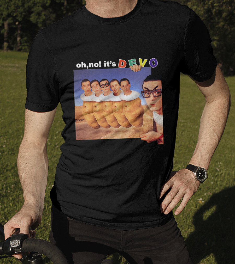 Oh No It's Devo Band Potato Heads T-Shirt