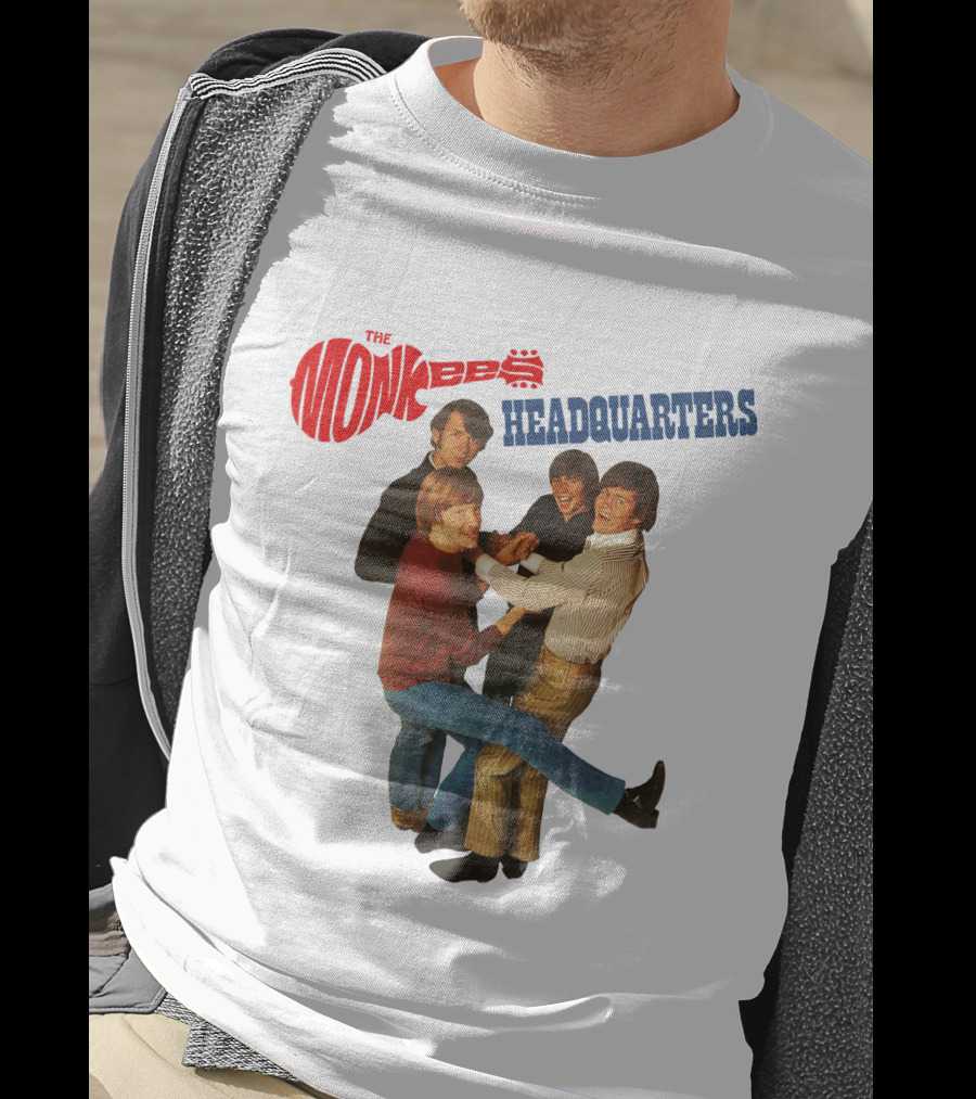 The Monkees Headquarters Album Cover Group Photo T-Shirt