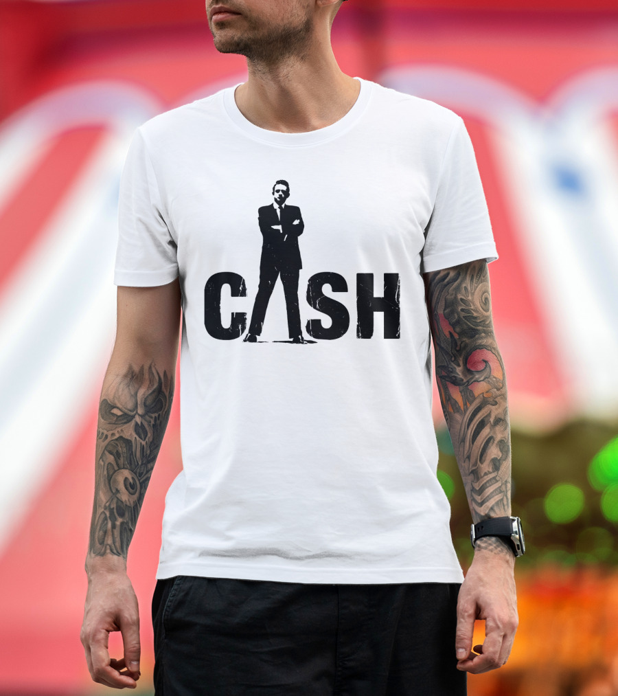 Cash Silhouette Icon Standing Tall T-Shirt