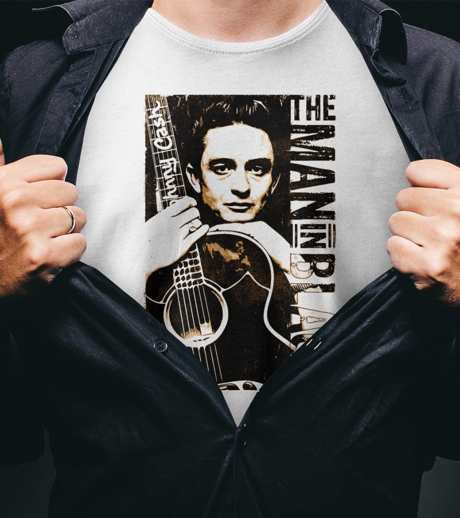 Johnny Cash The Man In Black T-Shirt