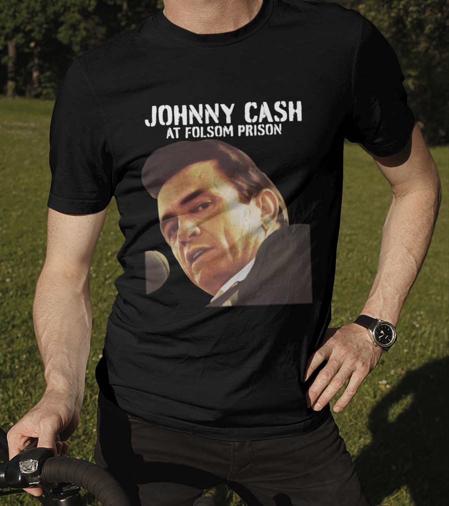 Johnny Cash At Folsom Prison T-Shirt