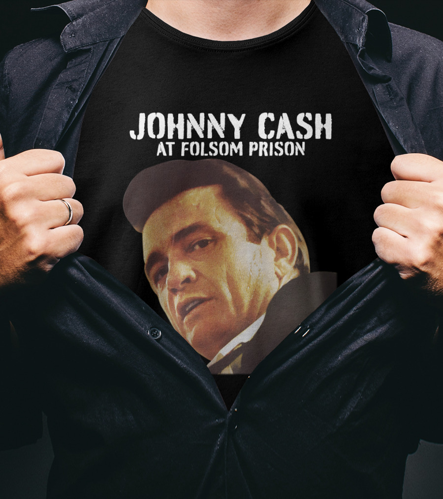 Johnny Cash At Folsom Prison T-Shirt