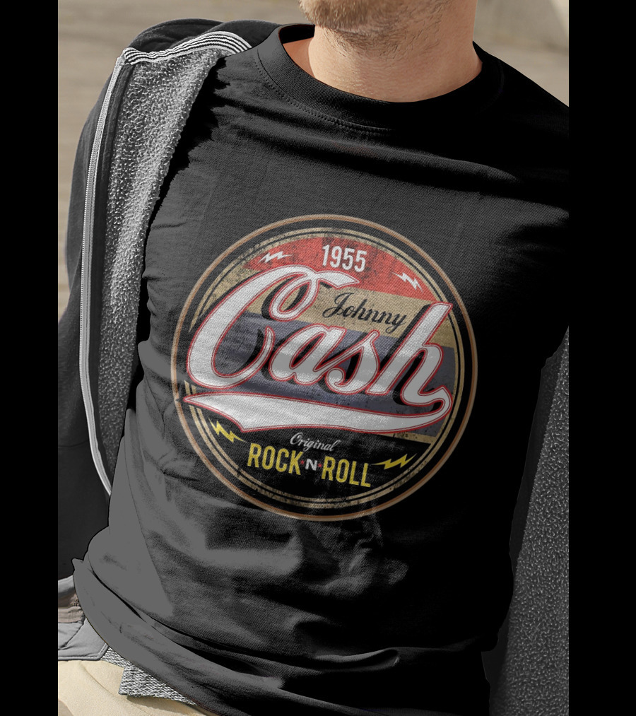 Johnny Cash 1955 Original Rock N Roll T-Shirt