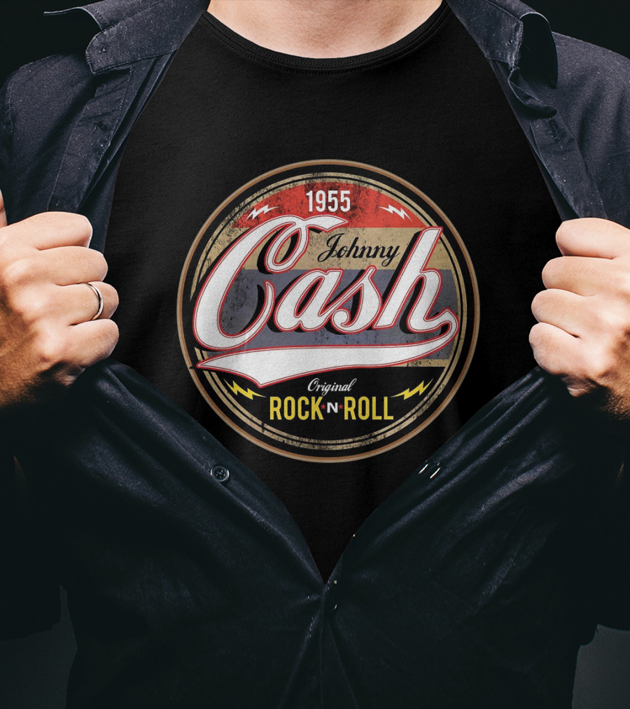 Johnny Cash 1955 Original Rock N Roll T-Shirt