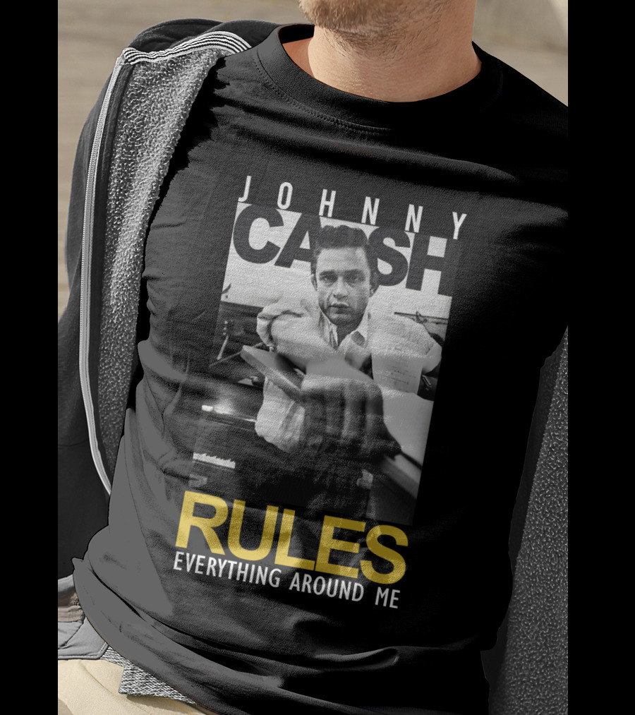 Johnny Cash Rules Everything Around Me T-Shirt