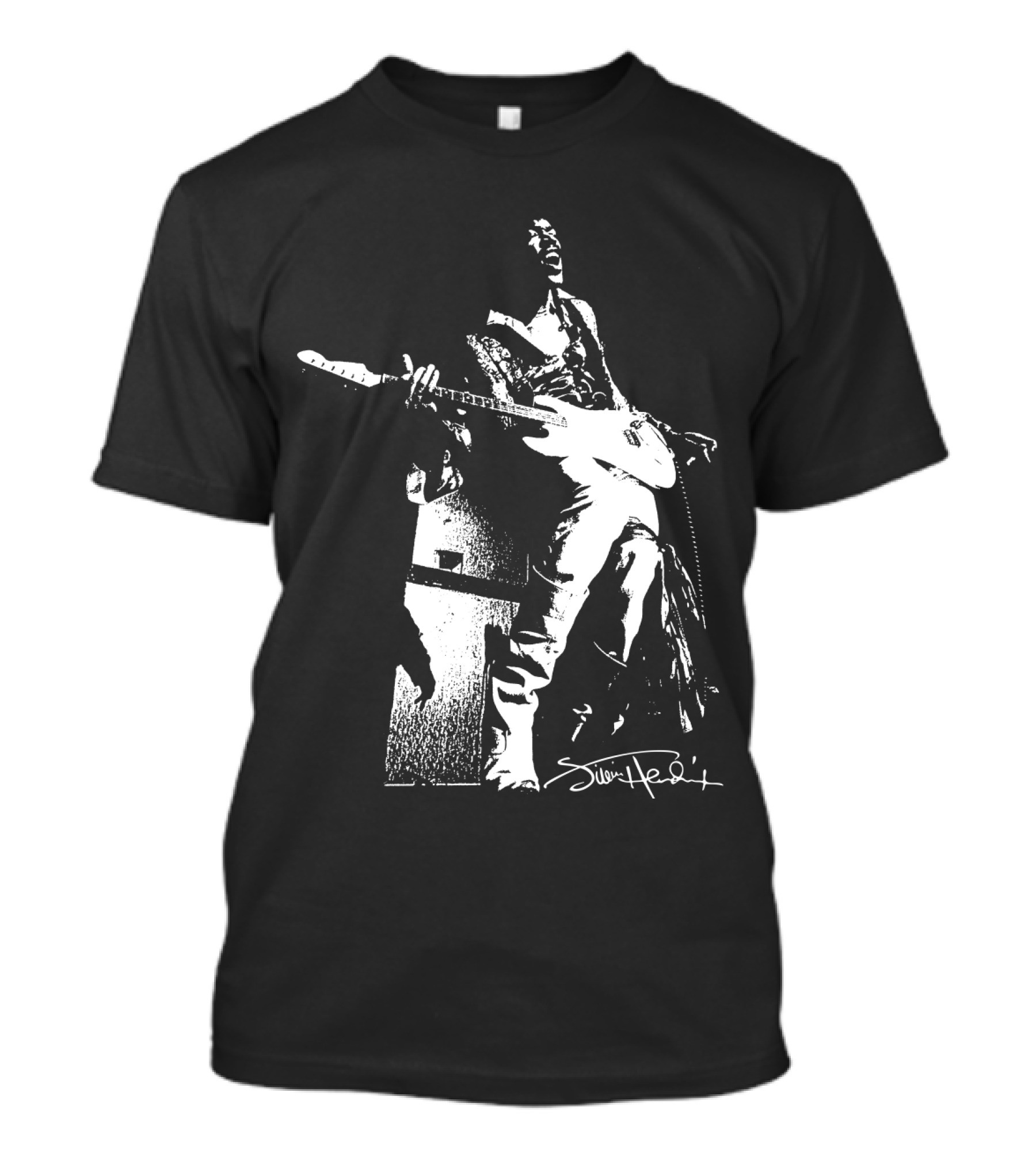 Jimi Hendrix Signature Electric Guitar Performance T-Shirt
