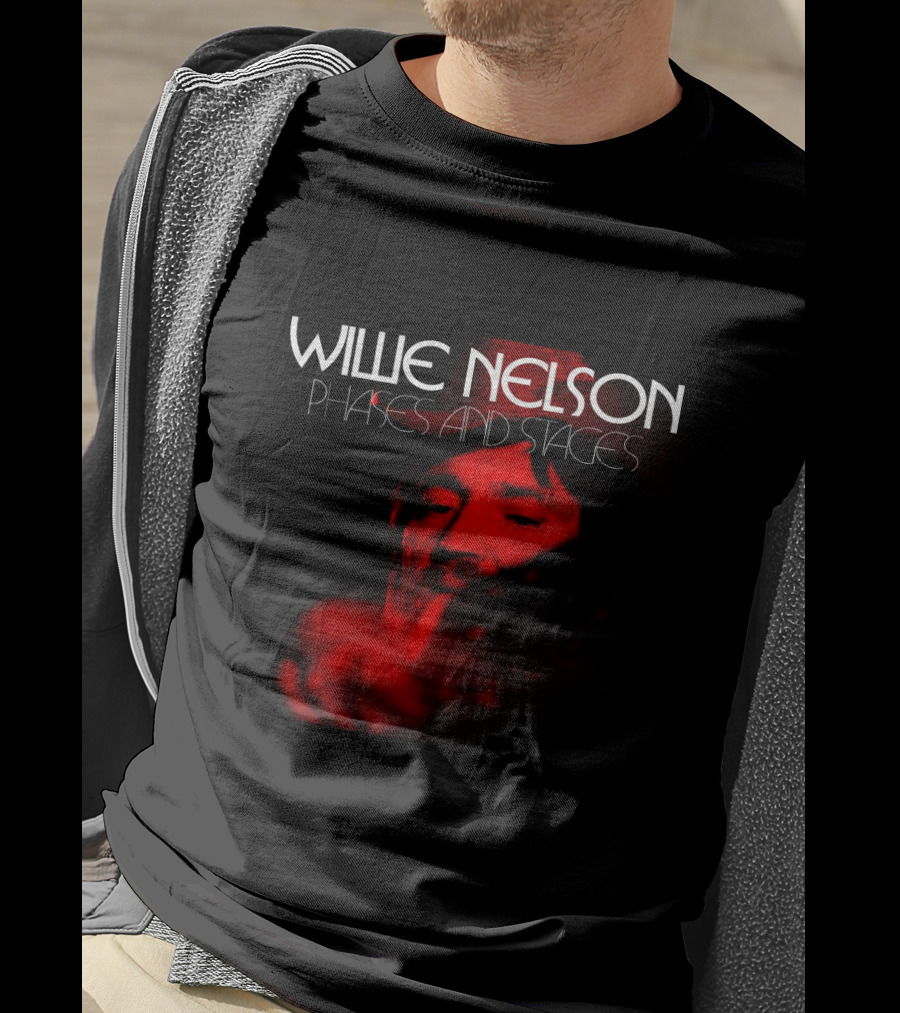 Willie Nelson Phases And Stages T-Shirt