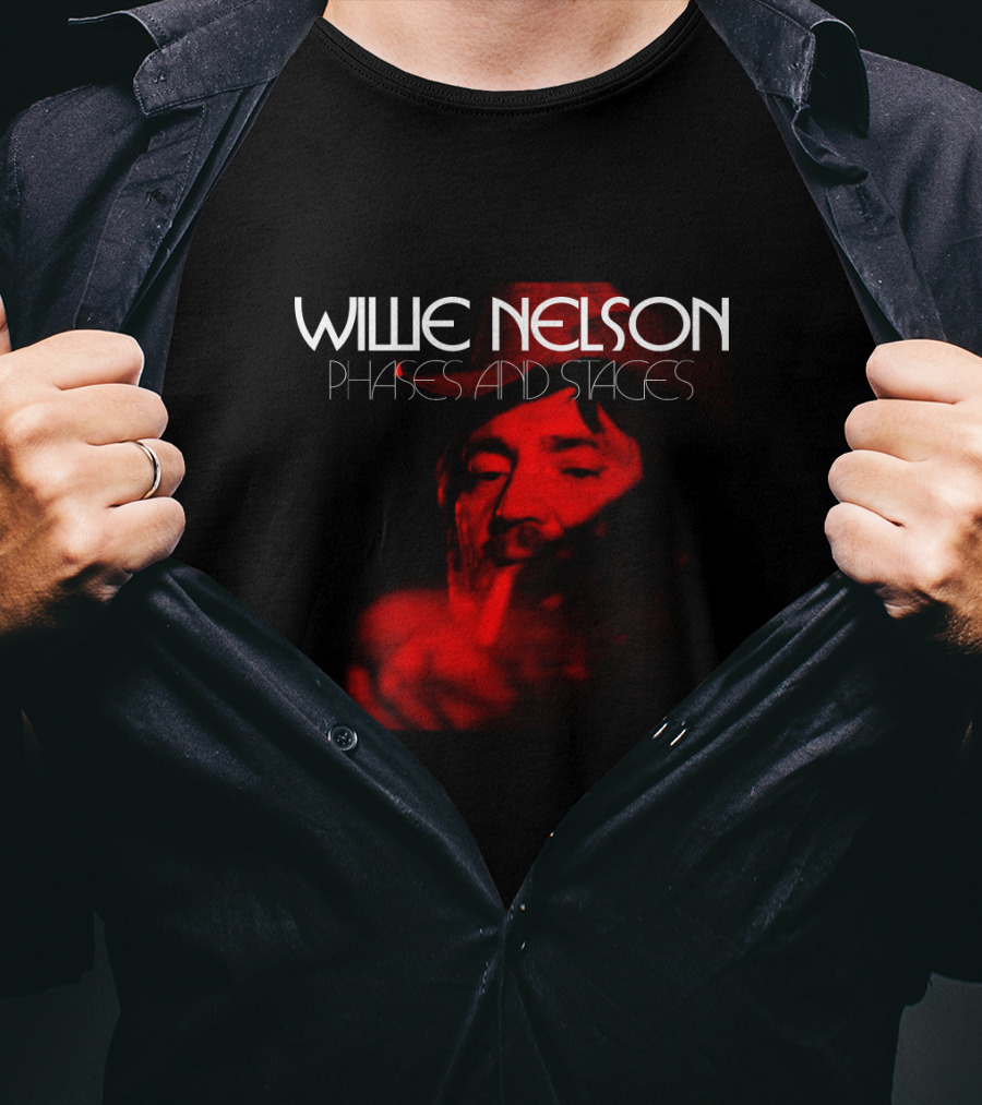 Willie Nelson Phases And Stages T-Shirt