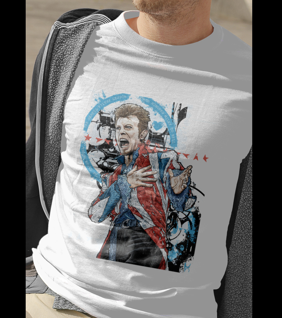 Db Blue Red Union Jacket Stars Iconic Expression T-Shirt