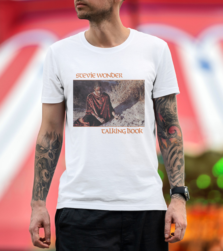 Stevie Wonder Talking Book Album Cover T-Shirt