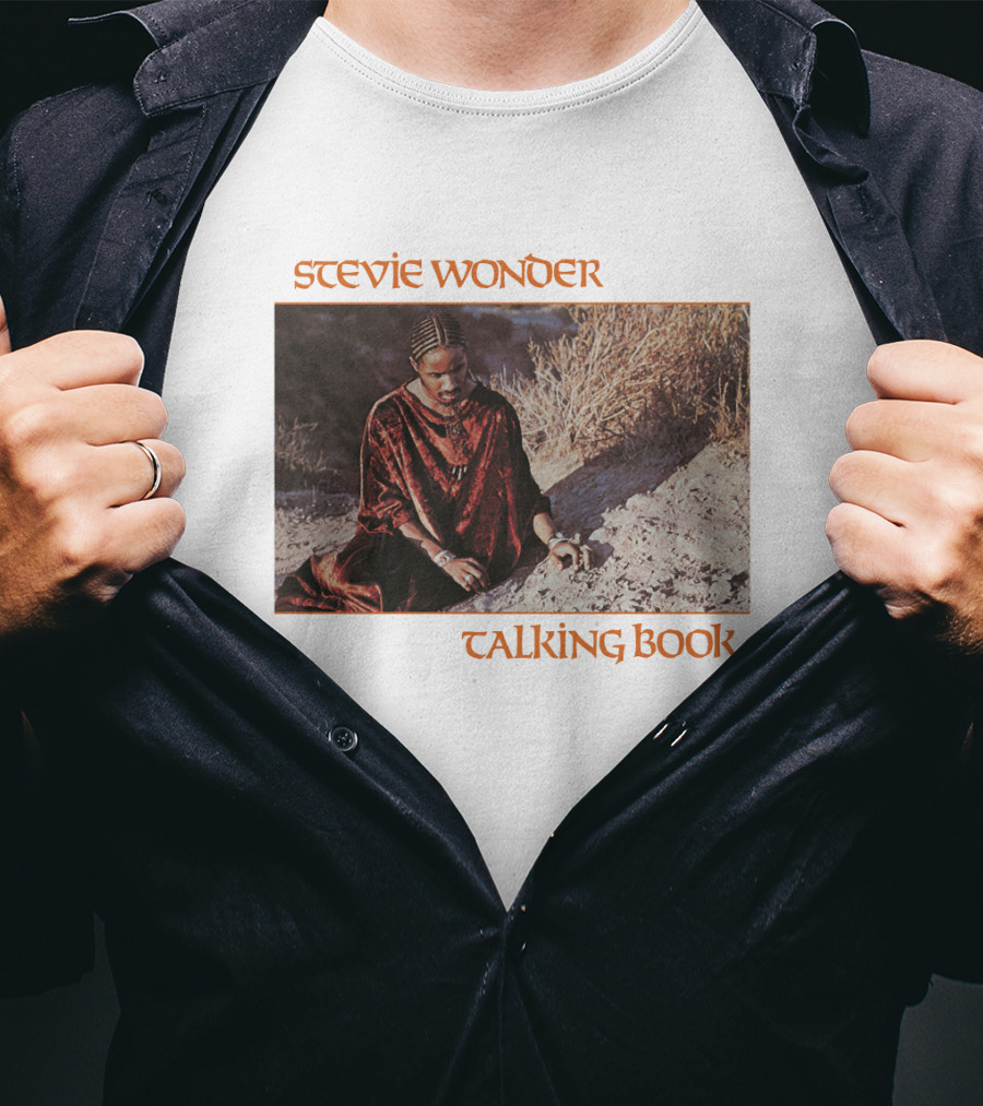 Stevie Wonder Talking Book Album Cover T-Shirt